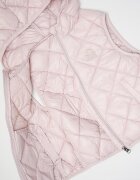 United Colors of Benetton Капитониран елек с качулка Прашен люляк
