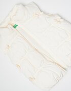 United Colors of Benetton Капитониран елек с панделки Слонова кост