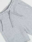 United Colors of Benetton Къс памучен панталон с регулируема талия Сив меланж