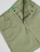 United Colors of Benetton Къс панталон с висока талия Бледо каки