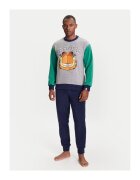 United Colors of Benetton Мъжка пижама 3JA44P02K - Полиестер - Тъмносин/Сив - Сив/Тъмносин