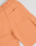 United Colors of Benetton Памучен къс панталон карго Бледооранжев