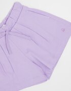 United Colors of Benetton Памучен къс панталон с връзка Лилав