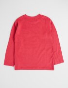 United Colors of Benetton Памучна блуза с овално деколте Бял/Черен/Малина