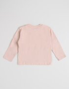 United Colors of Benetton Памучна блуза с принт Прашно розово