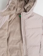 United Colors of Benetton Подплатено зимно яке с качулка Бежов