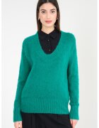 United Colors of Benetton Пуловер с мохер и овално деколте