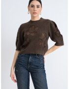 United Colors of Benetton Пуловер с вълна с 3/4 ръкави