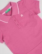 United Colors of Benetton Рокля с яка и копчета Розово