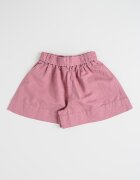 United Colors of Benetton Шорти от лен и памук Ягодово червено