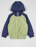 United Colors of Benetton Яке с качулка и 2 джоба Маслинено зелено/Тъмносин