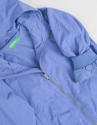 United Colors of Benetton Яке с качулка и 2 джоба Прашно синьо