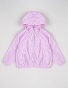 United Colors of Benetton Яке с качулка и еластични подгъви Лилав