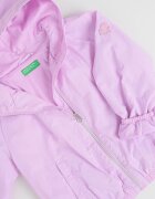 United Colors of Benetton Яке с качулка и еластични подгъви Лилав