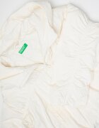 United Colors of Benetton Зимно яке с качулка и цип Слонова кост