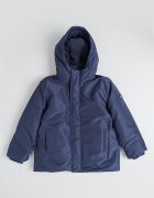 United Colors of Benetton Зимно яке с качулка Tъмносив