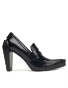 United Nude Дамски обувки - Black Gem Loafer Hi - естествена кожа