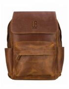 Urban Bag Унисекс кожена раница с релефно лого