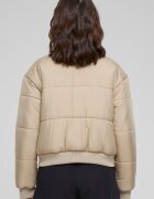 Urban Classics Бомбър яке с джобове встрани Бежов