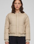 Urban Classics Бомбър яке с джобове встрани Бежов