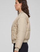 Urban Classics Бомбър яке с джобове встрани Бежов