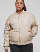 Urban Classics Бомбър яке с джобове встрани Бежов