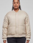Urban Classics Бомбър яке с джобове встрани Бежов