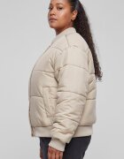 Urban Classics Бомбър яке с джобове встрани Бежов
