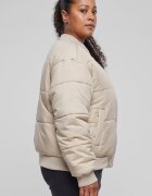 Urban Classics Бомбър яке с джобове встрани Бежов
