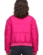 Urban Classics Бомбър яке с джобове встрани Фуксия