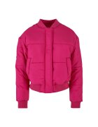 Urban Classics Бомбър яке с джобове встрани Фуксия