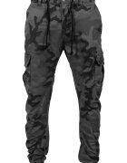 Urban Classics Камуфлажен карго панталон Сив