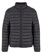 Urban Classics Капитонирано яке с цип Черен
