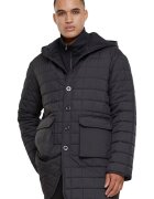 Urban Classics Капитонирано зимно яке с качулка