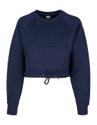 Urban Classics Къс суитшърт с реглан ръкави