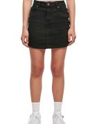 Urban Classics Къса пола от деним Черен