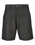 Urban Classics Къси дънки Избеляло черно