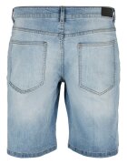 Urban Classics Къси дънки със средновисока талия Светлосин