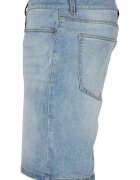 Urban Classics Къси дънки със средновисока талия Светлосин
