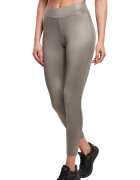 Urban Classics Клин над глезена с висока талия и бляскав ефект Сив