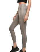 Urban Classics Клин над глезена с висока талия и бляскав ефект Сив