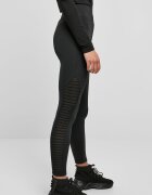 Urban Classics Клин с висока талия и мрежа встрани Черен
