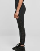 Urban Classics Клин с висока талия и мрежа встрани Черен