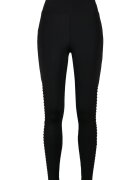 Urban Classics Клин с висока талия и мрежа встрани Черен