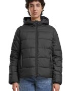 Urban Classics Подплатено зимно яке с качулка Избеляло черно