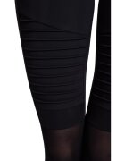 Urban Classics Скъсен клин с мрежа Черен