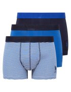 US Polo Assn Боксерки с памук - 3 чифта - Бял/Син