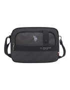 US Polo Assn Чанта през рамо с лого - Черен/Избеляло черно