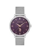 US Polo Assn Дамски часовник USPA2024-10 - сребрист