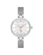 US Polo Assn Дамски часовник USPA2025-04 - сребрист - 35мм - кварцов механизъм - водоустойчив 5 ATM